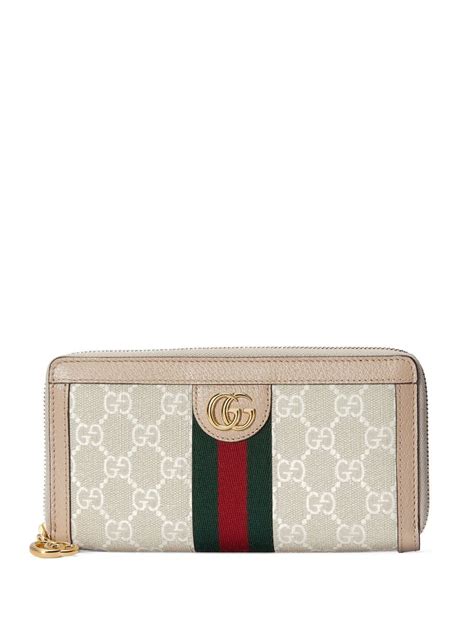 gucci ophidia wallet white|gucci ophidia long wallet.